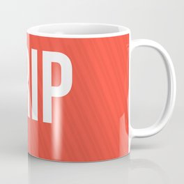 Drip Red Design Coffee Mug