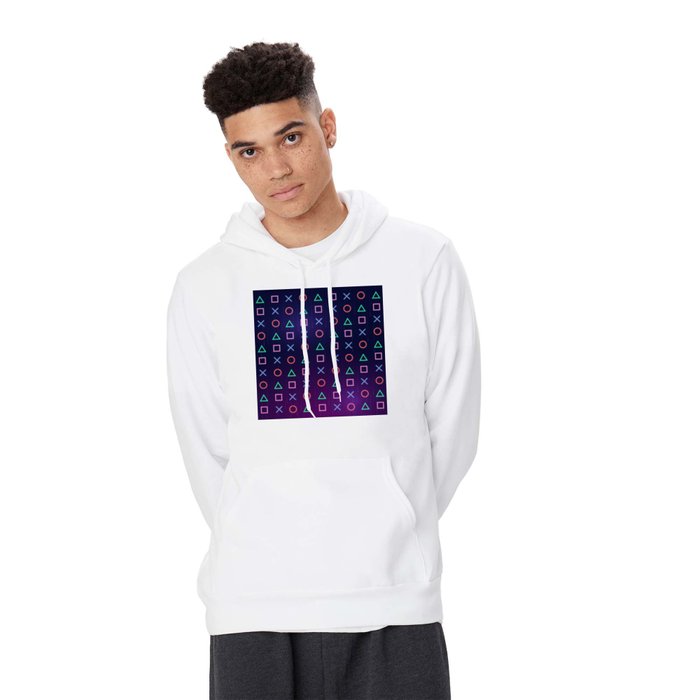 Cyberpunk Vaporwave Playstation Icons Hoody by Dagitab Society6