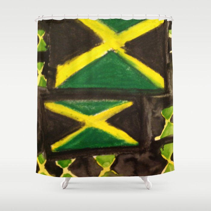 I Am Jamaica Shower Curtain By Nicoledesigns Society6