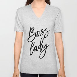Boss Lady V Neck T Shirt