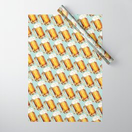 Beer Pattern Wrapping Paper