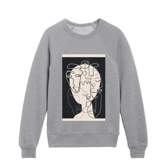 Undefined Thought Flow 2 Kids Crewneck