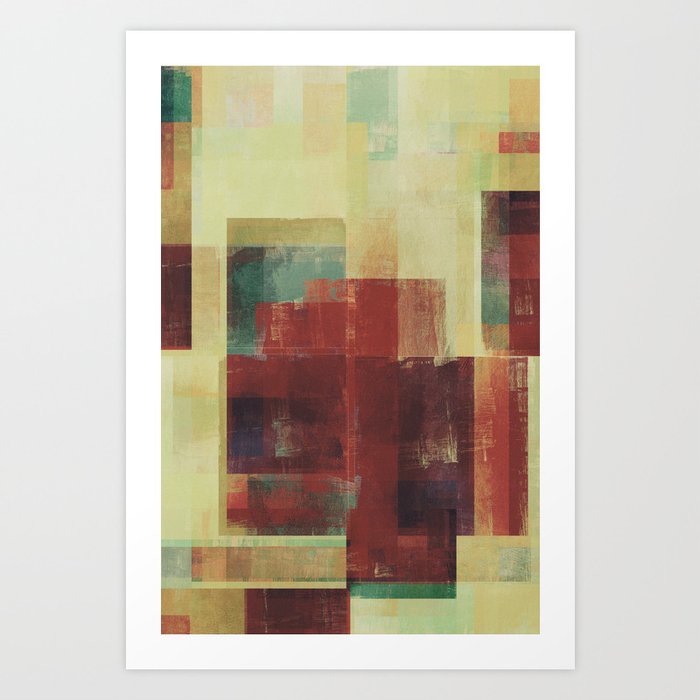Abstract Geometry No 21 Art Print