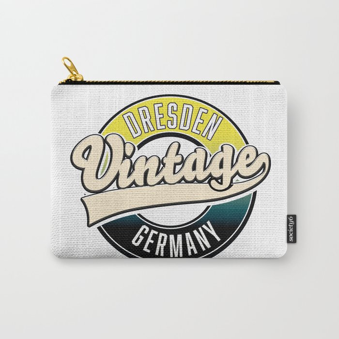 Dresden vintage style logo. Carry-All Pouch
