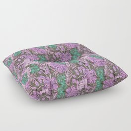 Flower on Wood Collection #5 Floor Pillow