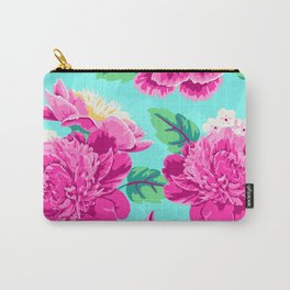 Bright Flowers Pretty Peonies Carry-All Pouch