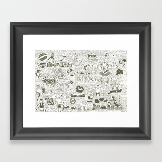Love Stories Framed Art Print