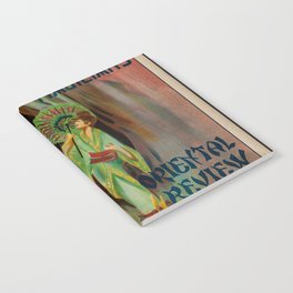 The Great Chang vintage magician poster Notebook