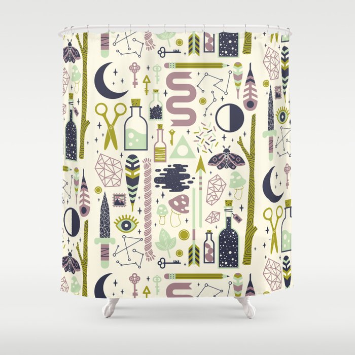 The Witch's Collection Shower Curtain