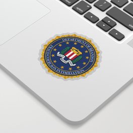 FBI, DEPARTMENT OF BRANDON Sticker