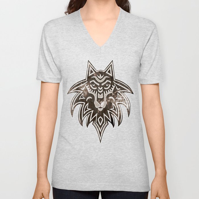 The Wolf V Neck T Shirt