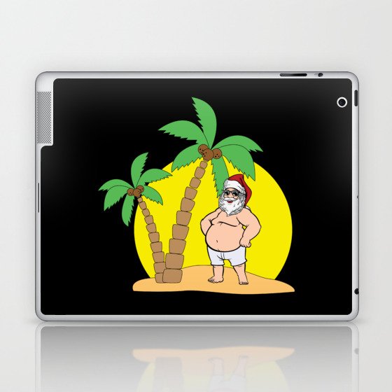 Christmas In July Santa Laptop & iPad Skin