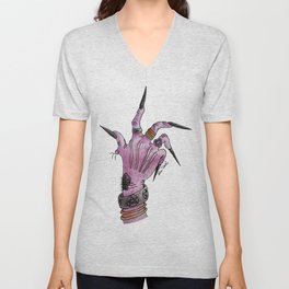 witch hand V Neck T Shirt