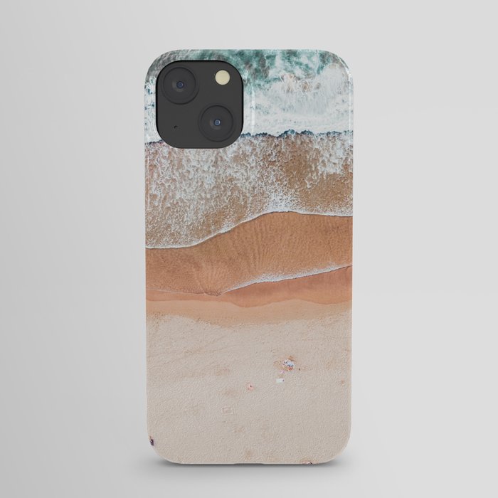 Beach Print, Aerial Beach, Bondi Beach, Aerial Photography, Ocean Waves, Waves Print, Sea Print iPhone Case