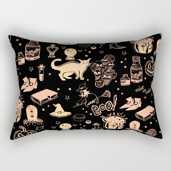 Halloween Print Rectangular Pillow