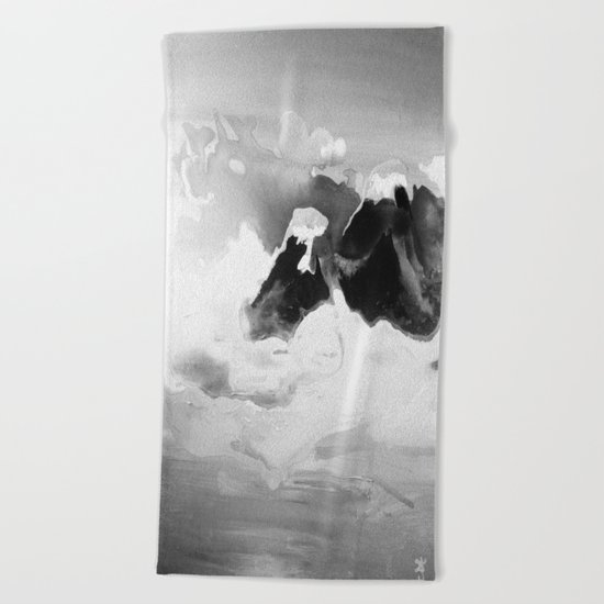 Ah Create and Destroy in Shadow Beach Towel