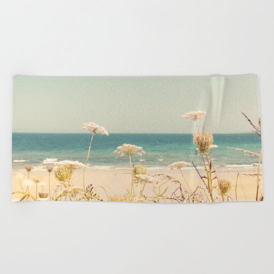 Water and Lace Beach Towel