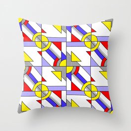 Pop Art Pattern Throw Pillow