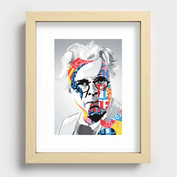 W.B. Yeats Recessed Framed Print
