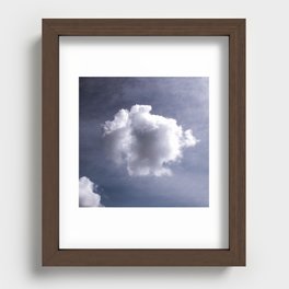 Lone Cloud  Recessed Framed Print