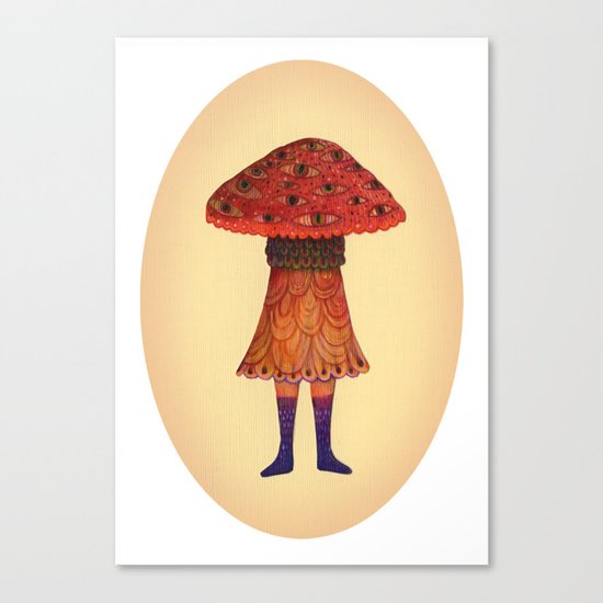 The Mushroom Princess Canvas Print
