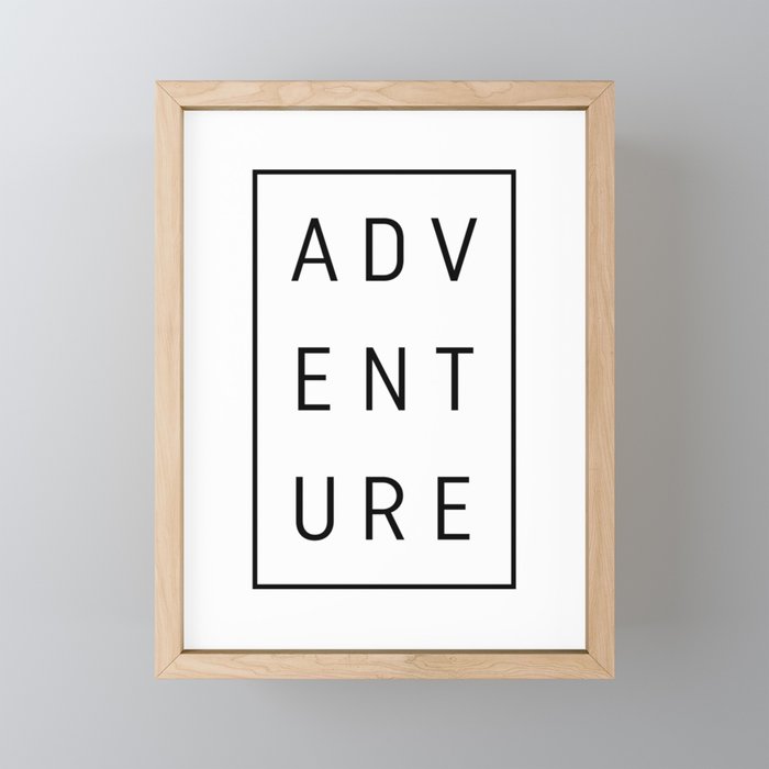Adventure Framed Mini Art Print