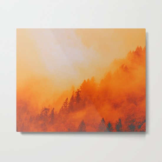 ON FIRE Metal Print