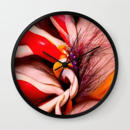 We cant do it without Flowers 21 Wall Clock