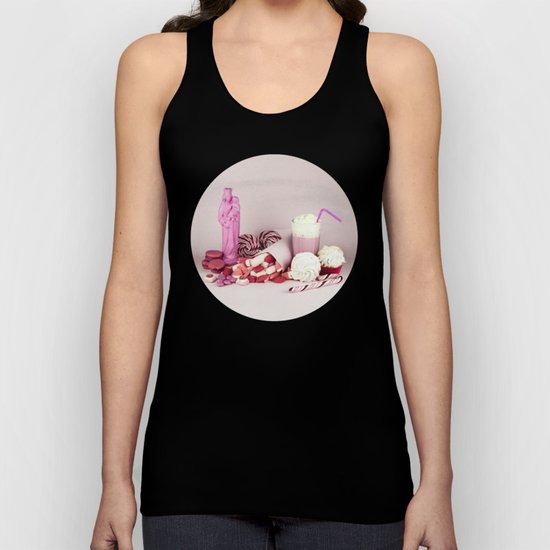 Sweet pink doom - still life Unisex Tank Top