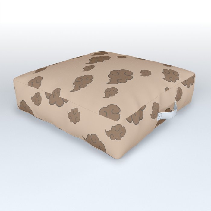 Brown CLouds Outdoor Floor Cushion