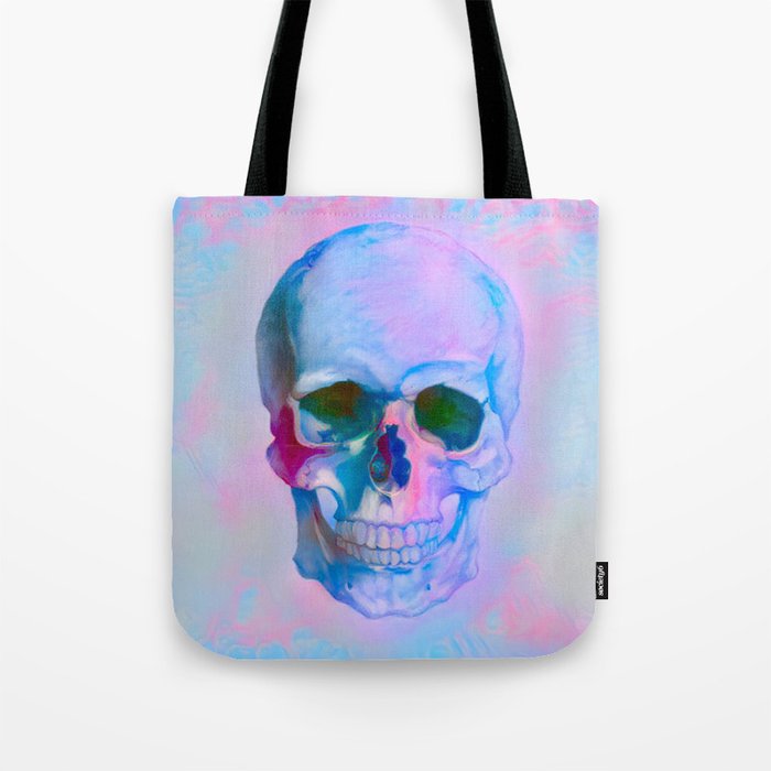 Pastel Skull Tote Bag