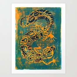 Leopard Gecko Art Print