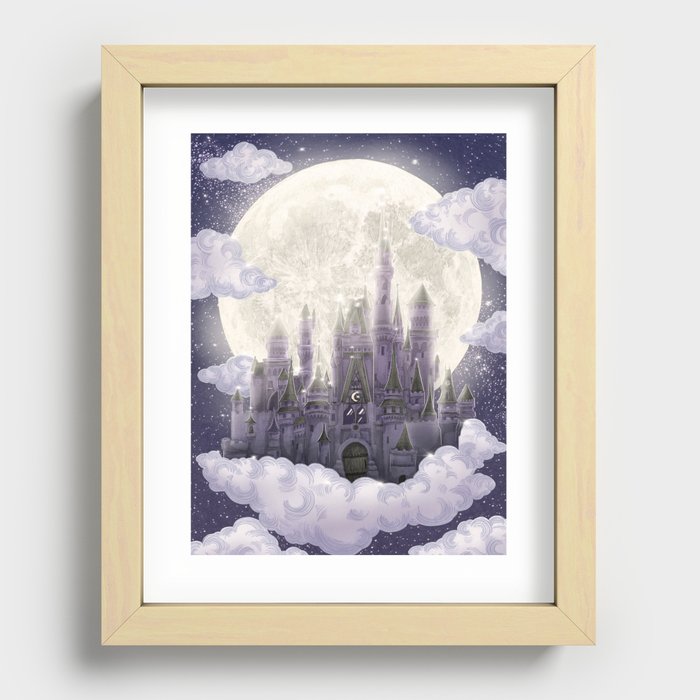 Magic Moon Kingdom Colour Version Recessed Framed Print