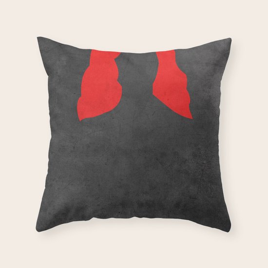Black Widow Throw Pillow