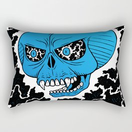 Lightning Skull Rectangular Pillow