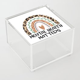 Mental health Teacher graphic design art Acrylic Box