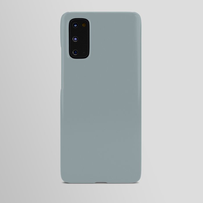 Solid Color Winter Sky blue gray Android Case