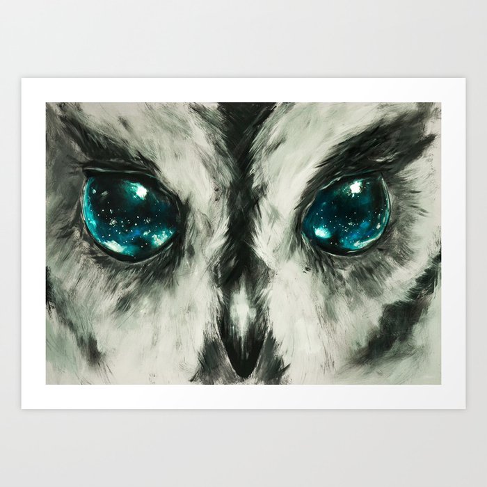 Zeus - The Blind Owl Pt2 Art Print
