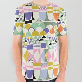 California geometric pattern 1 All Over Graphic Tee