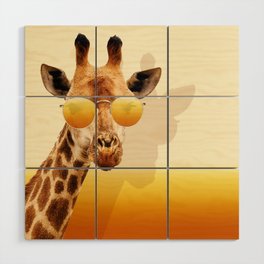 Fun Giraffee Wood Wall Art