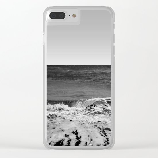 BEACH DAYS XVI BW Clear iPhone Case