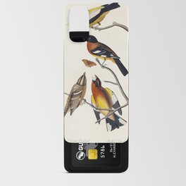 Evening Grosbeak and Spotted Grosbeak from Birds of America (1827) by John James Audubon Android Card Case