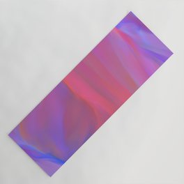 Neon Flow Nebula #11: blue & pink Yoga Mat