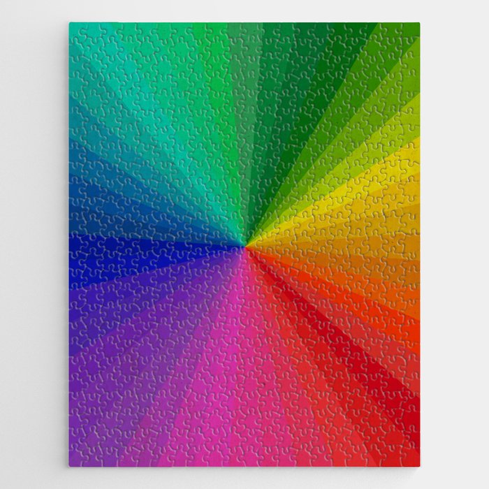 Rainbow Gradient Jigsaw Puzzle
