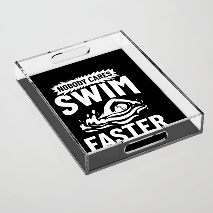 Swimming Coach Swim Pool Swimmer Lesson Acrylic Tray