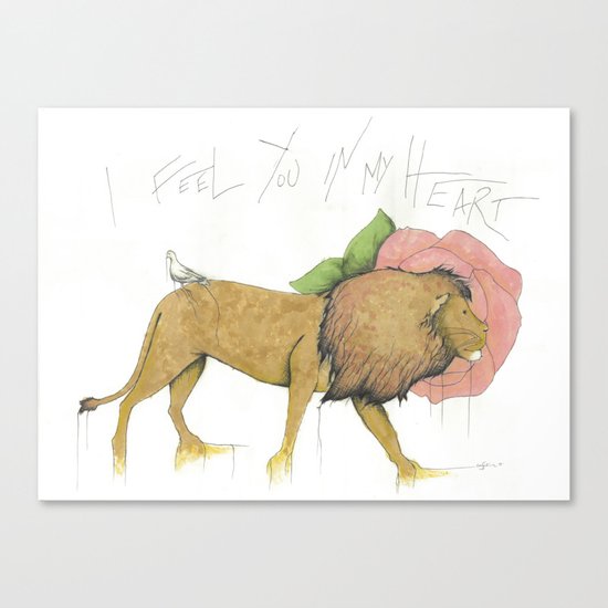 I Feel You In My Heart Canvas Print