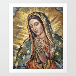 NEW EDITION: Our Lady Of Guadalupe 2 Art Print