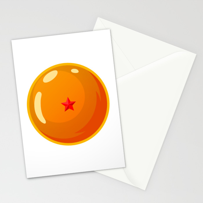 Dragonball 1 Star Ball Stationery Cards By Tridaak Society6