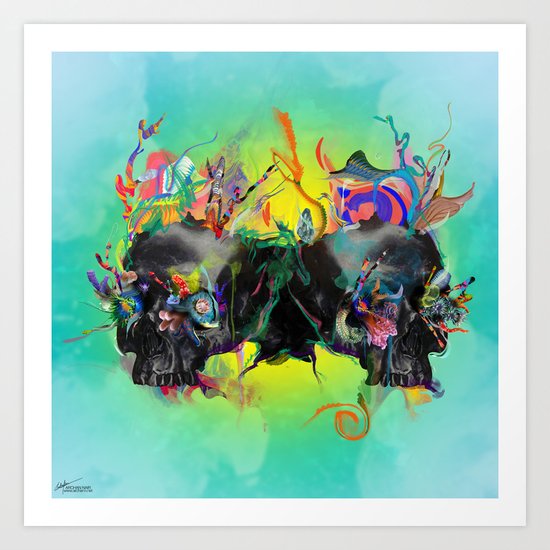 Mixed Signals Art Print