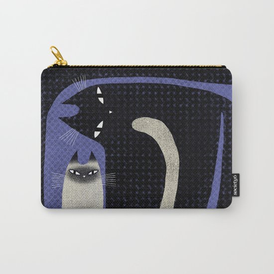 CONTRAST CATS Carry-All Pouch